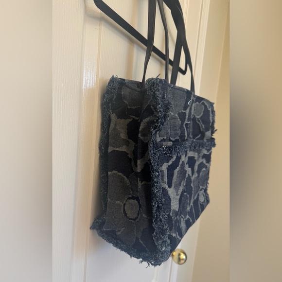 NOT 4sale Kate Spade Sam Blue Denim Floral Shoulder Tote Bag - Picture 4 of 12